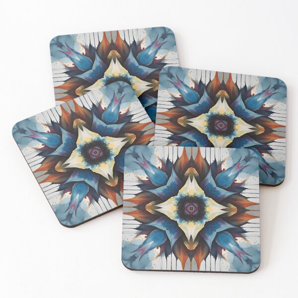Item preview, Colorful Floral Kaleidoscope | Abstract Color Art Design | Color Art designed and sold by UnhingedBird.