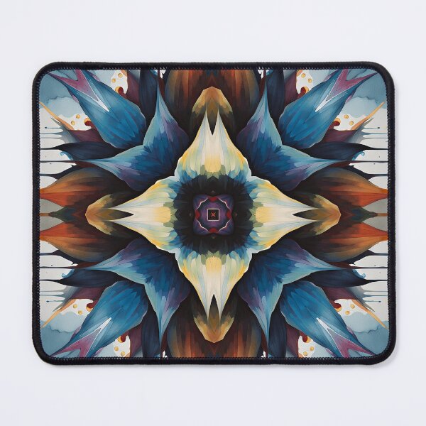 Item preview, Colorful Floral Kaleidoscope | Abstract Color Art Design | Color Art designed and sold by UnhingedBird.