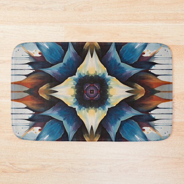 Item preview, Colorful Floral Kaleidoscope | Abstract Color Art Design | Color Art designed and sold by UnhingedBird.