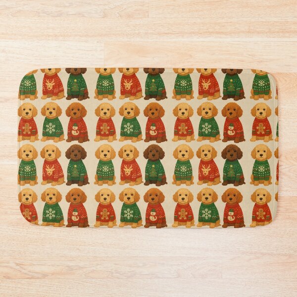Item preview, Festive Cockapoo Christmas Sweater Dogs – Cute Holiday Illustration designed and sold by nastypastys.