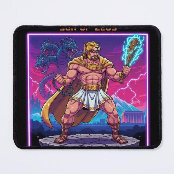 Item preview, Retro Myth Hero Hercules designed and sold by CyberdogStudios.