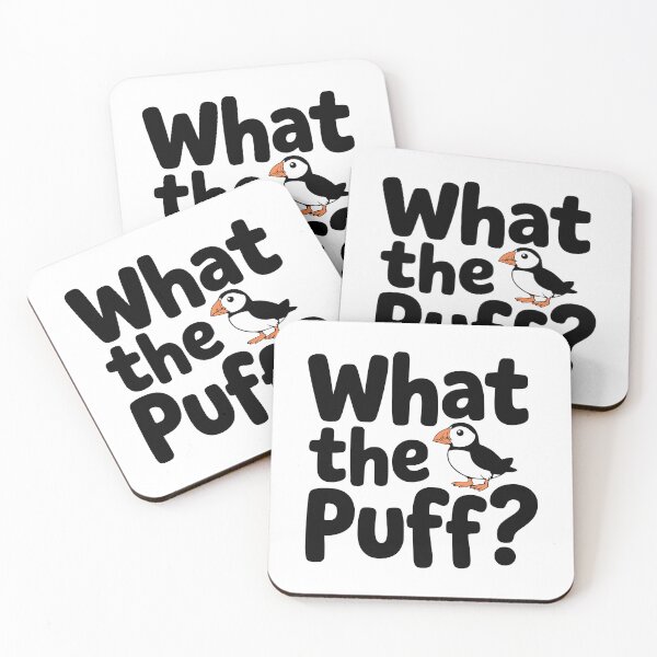 Item preview, What The Puff? Cute Puffin Pun designed and sold by PMCreative.