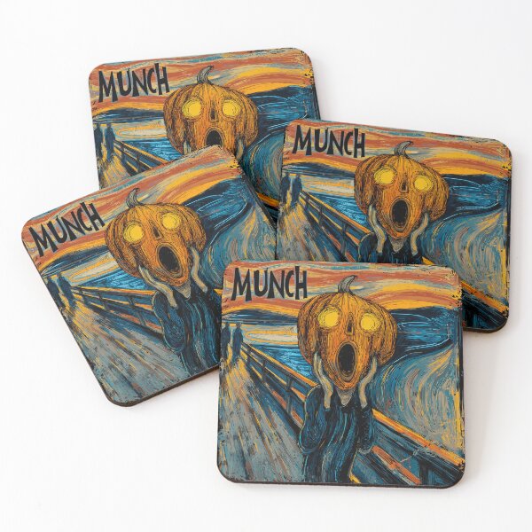 Item preview, MUNCH HALLOWEEN PAINTING designed and sold by infinitearte.