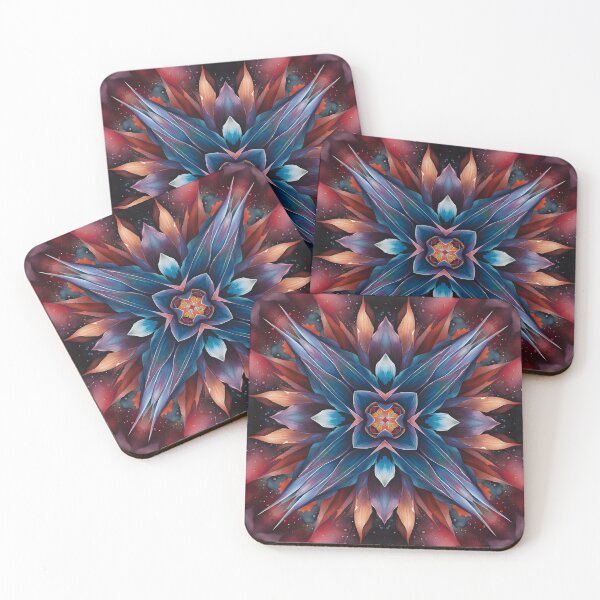 Item preview, Colorful Floral Kaleidoscope | Abstract Color Art Design | Color Art designed and sold by UnhingedBird.