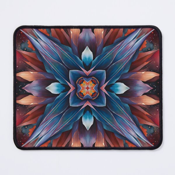 Item preview, Colorful Floral Kaleidoscope | Abstract Color Art Design | Color Art designed and sold by UnhingedBird.