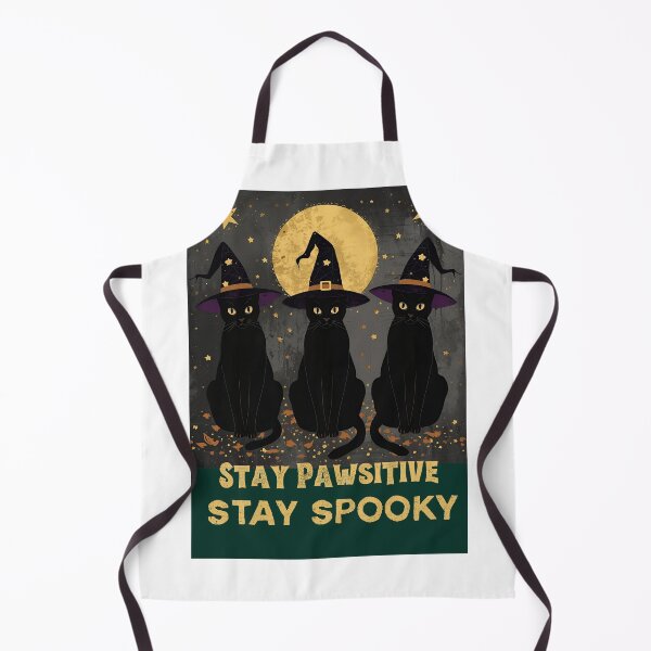 Item preview, Stay Pawsitive, Stay Spooky” T-Shirt – Witch Cat Design with Full Moon & Stars | Cute Halloween Tee for Cat Lovers | Funny Fall Apparel designed and sold by SassyArtist9006.