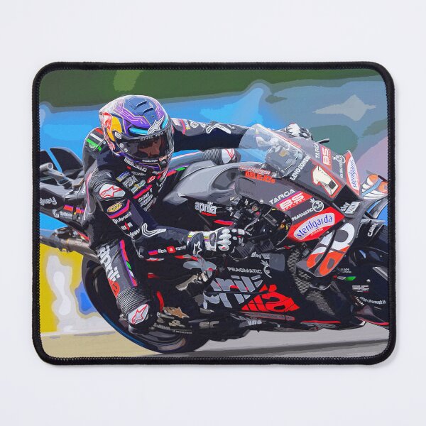 Item preview, Jorge Martin racing his 2025 MotoGP motorcycle watercolor designed and sold by Rodissimus1984.