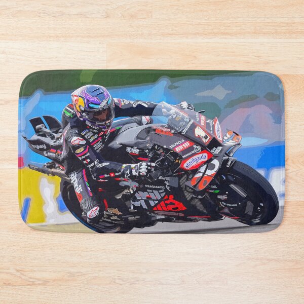 Item preview, Jorge Martin racing his 2025 MotoGP motorcycle watercolor designed and sold by Rodissimus1984.