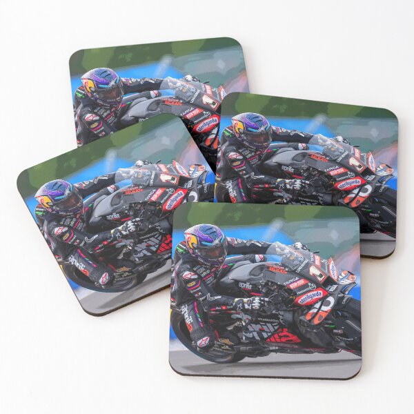 Item preview, Jorge Martin racing his 2025 MotoGP motorcycle abstract designed and sold by Rodissimus1984.