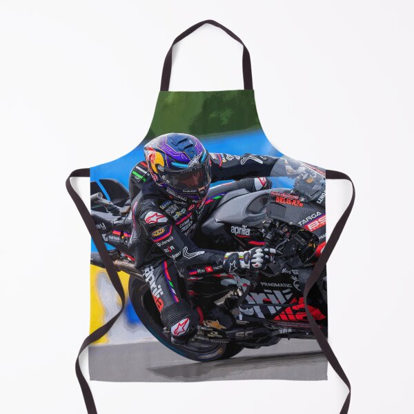 Item preview, Jorge Martin racing his 2025 MotoGP motorcycle abstract designed and sold by Rodissimus1984.
