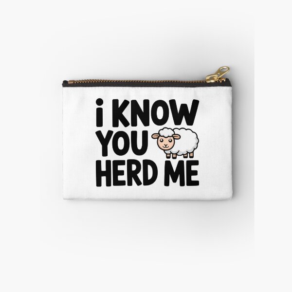 Item preview, I Know You Herd Me! Cute Sheep Pun designed and sold by PMCreative.