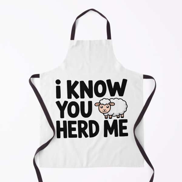Item preview, I Know You Herd Me! Cute Sheep Pun designed and sold by PMCreative.
