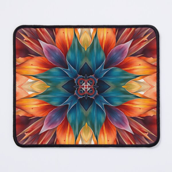 Item preview, Colorful Floral Kaleidoscope | Abstract Color Art Design | Color Art designed and sold by UnhingedBird.