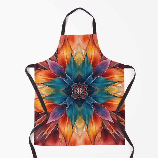 Item preview, Colorful Floral Kaleidoscope | Abstract Color Art Design | Color Art designed and sold by UnhingedBird.