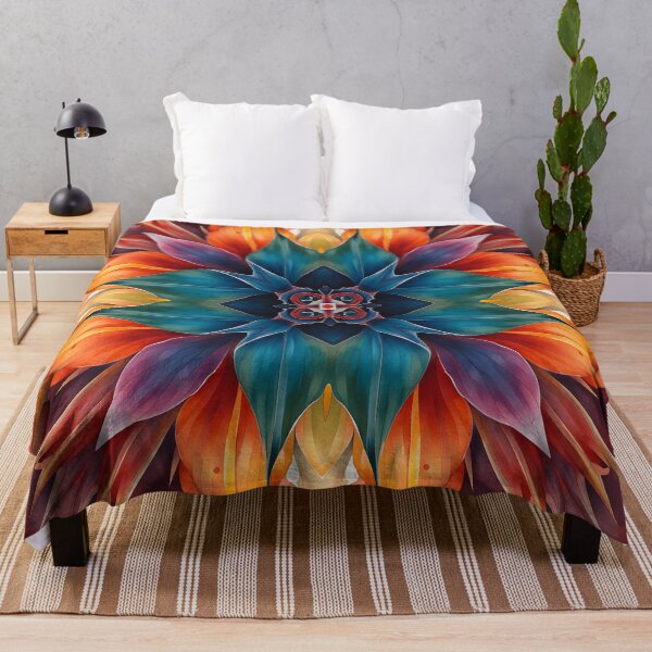 Item preview, Colorful Floral Kaleidoscope | Abstract Color Art Design | Color Art designed and sold by UnhingedBird.