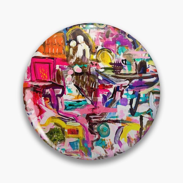 Item preview, Maximum color, maximum energy - Abstract Colorful Painting  designed and sold by Moon Mist Crafts.