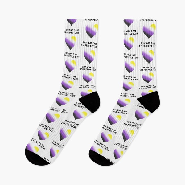 Item preview, I'm perfect Love Heart - Nonbinary Pride designed and sold by AstralRavens.