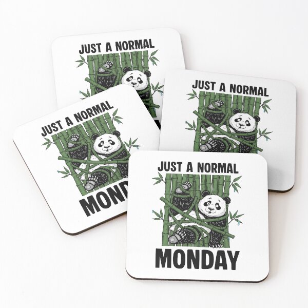 Item preview, Just A Normal Monday - Panda Stuck in Bamboo  designed and sold by AnAzArt.
