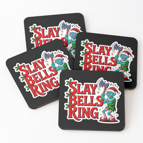 Item preview, Evil Christmas Elf Slay Bells Ring Horror designed and sold by Amanda's Factory.