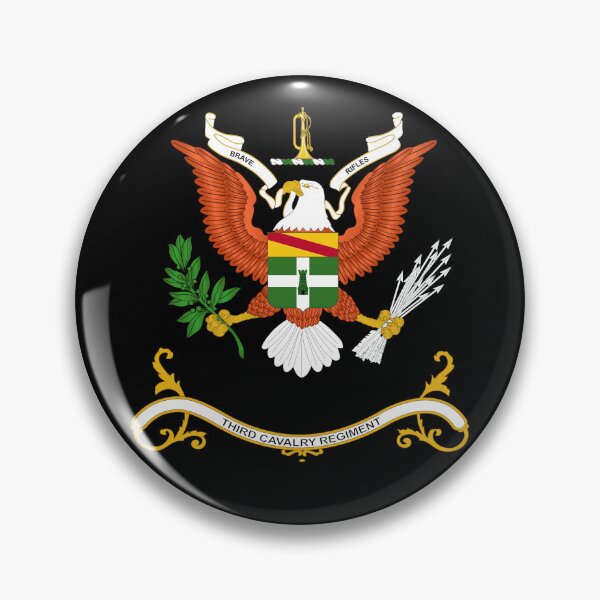 Item preview, Army - Regimental Colors - 3rd Cavalry Regiment X 300 designed and sold by Military Insignia Products.