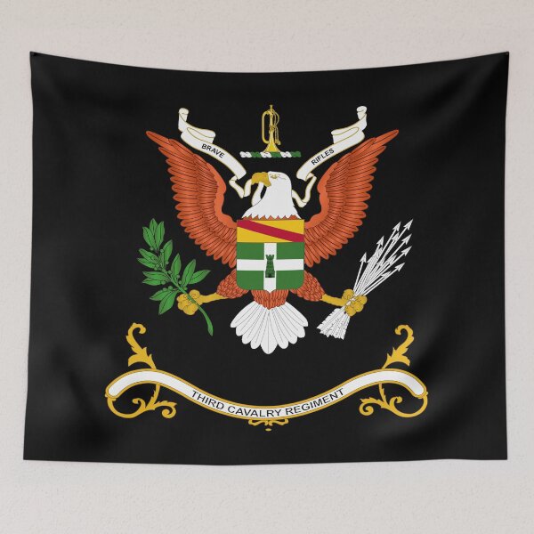 Item preview, Army - Regimental Colors - 3rd Cavalry Regiment X 300 designed and sold by Military Insignia Products.