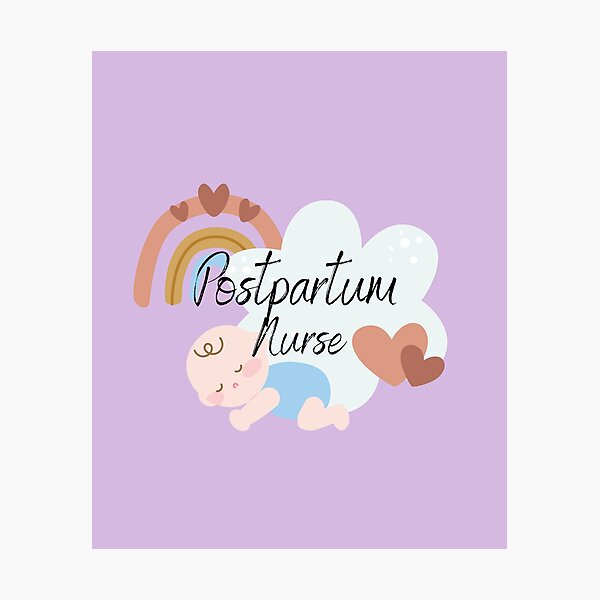 Item preview, Postpartum Nurse designed and sold by AnulaArt.