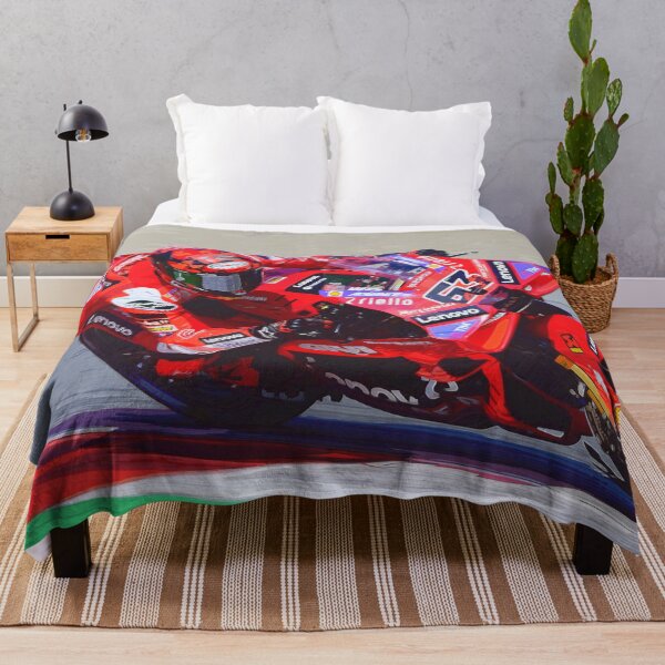 Item preview, Francesco Bagnaia racing his 2025 motogp motorcycle watercolor designed and sold by Rodissimus1984.