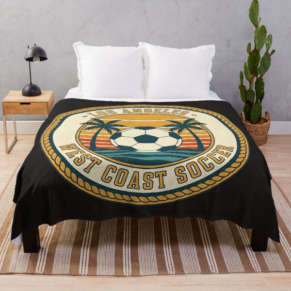 Item preview, Los Angeles – West Coast Soccer Sunset Emblem designed and sold by PostersMode.