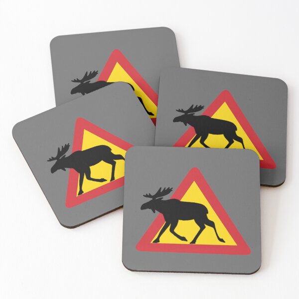 Item preview, Traffic sign, Moose in Finland designed and sold by Aurealis.