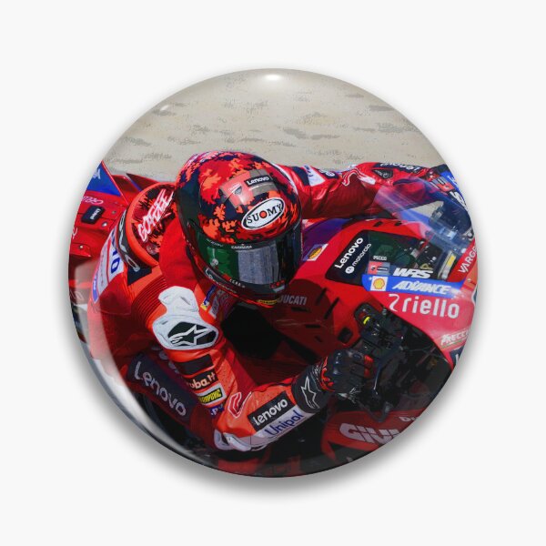 Item preview, Francesco Bagnaia racing his 2025 motogp motorcycle abstract designed and sold by Rodissimus1984.