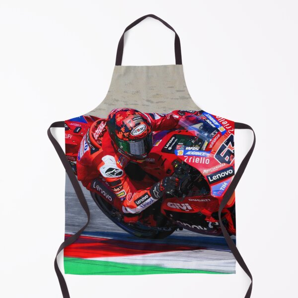 Item preview, Francesco Bagnaia racing his 2025 motogp motorcycle abstract designed and sold by Rodissimus1984.