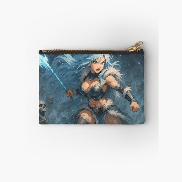 Item preview, Frost Queen Berserker – Anime Nordic Ice Warrior Woman designed and sold by NorseDrip.