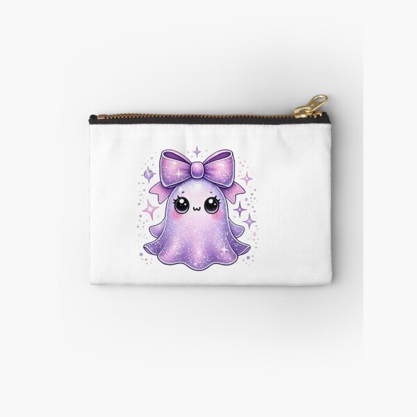 Item preview, Cute Kawaii Ghost with Bow | Adorable Pastel Halloween Spirit designed and sold by TeeMoods.
