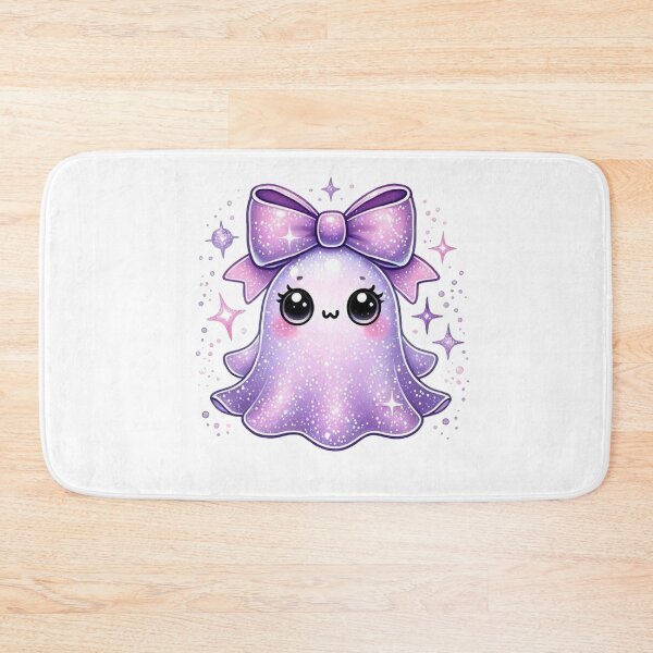 Item preview, Cute Kawaii Ghost with Bow | Adorable Pastel Halloween Spirit designed and sold by TeeMoods.