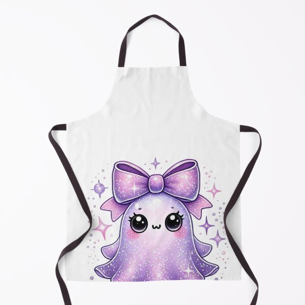 Item preview, Cute Kawaii Ghost with Bow | Adorable Pastel Halloween Spirit designed and sold by TeeMoods.