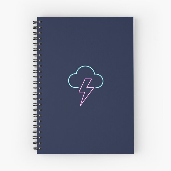 Item preview, Retro Neon Thunderbolt and Cloud designed and sold by Le Grand Requin.