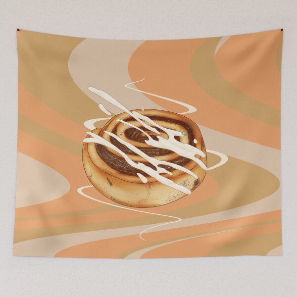 Item preview, Desserts - Cinnamon frosted bun designed and sold by Juditangelo.