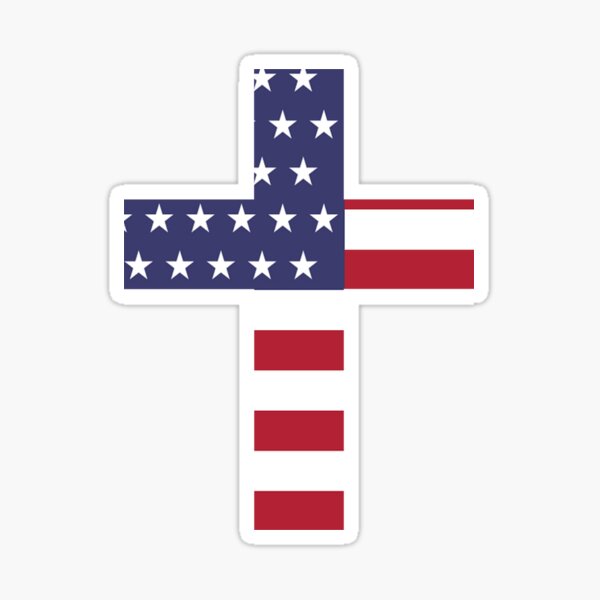 Item preview, American Flag Cross designed and sold by Christian Texas T-Shirts.