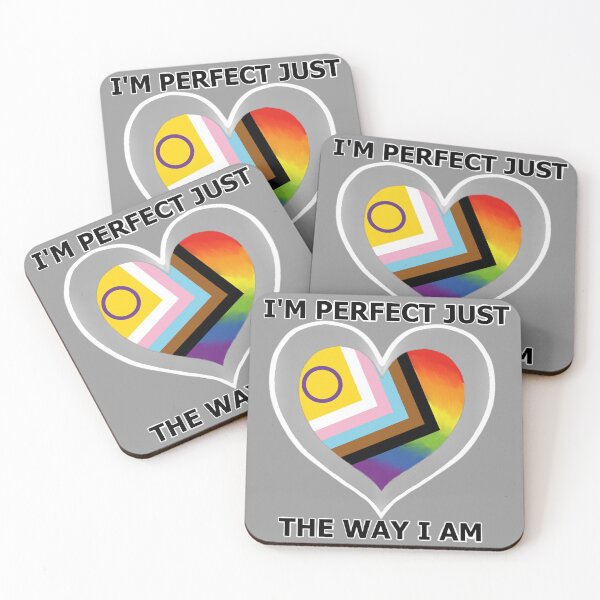 Item preview, I'm perfect Love Heart - Inclusive Pride designed and sold by AstralRavens.