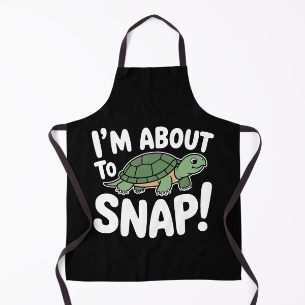 Item preview, I'm About To Snap! Funny Snapping Turtle Pun designed and sold by PMCreative.