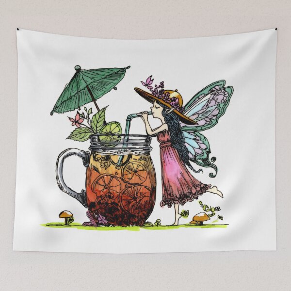 Item preview, Lime Tea Fairy designed and sold by Scribbles & Doodles by Jinx.
