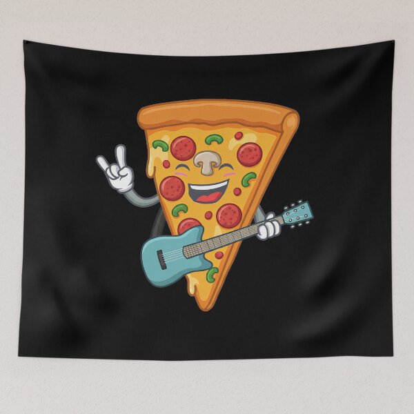 Item preview, Rock and Roll Pizza Slice designed and sold by TeeARTHY.
