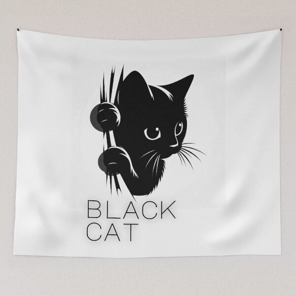 Item preview, Black cat designed and sold by Zayla16.