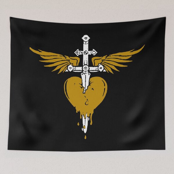 Item preview, Bon Jovi - Bon Jovi Gold Heart & Dagger designed and sold by Frankensteinn45.