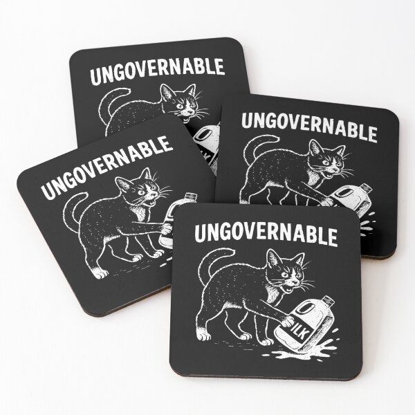 Item preview, Ungovernable Cat designed and sold by backtalk_merch.