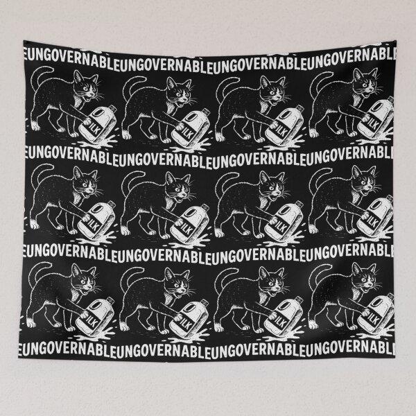 Item preview, Ungovernable Cat designed and sold by backtalk_merch.
