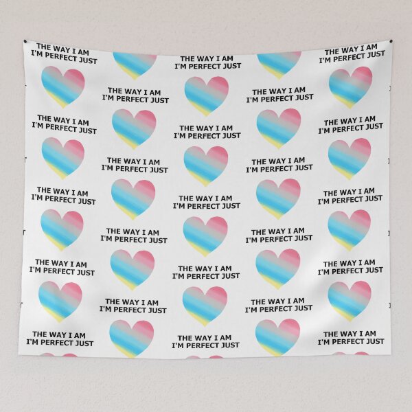 Item preview, I'm perfect Love Heart - Genderflux Pride designed and sold by AstralRavens.