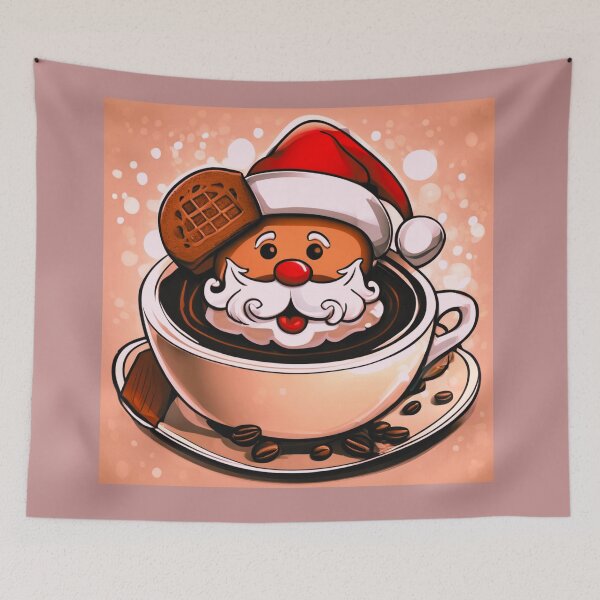 Item preview, Coffee with a Christmas Smile designed and sold by Zofia Sosnecka.