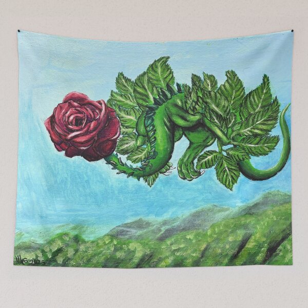 Item preview, Flying Rose Creature designed and sold by Camix-GirARTS.