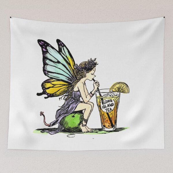 Item preview, Long Island Iced Tea Pixie designed and sold by Scribbles & Doodles by Jinx.